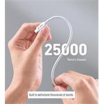 iPEAX TPU KABEL USB-C / USB-C 1M, USB 2.0 BÍLÝ