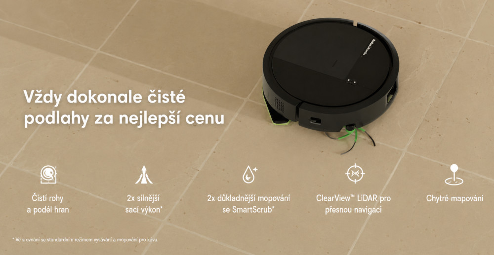 iRobot Roomba 115 Combo + nabíjací dok (čierny)
