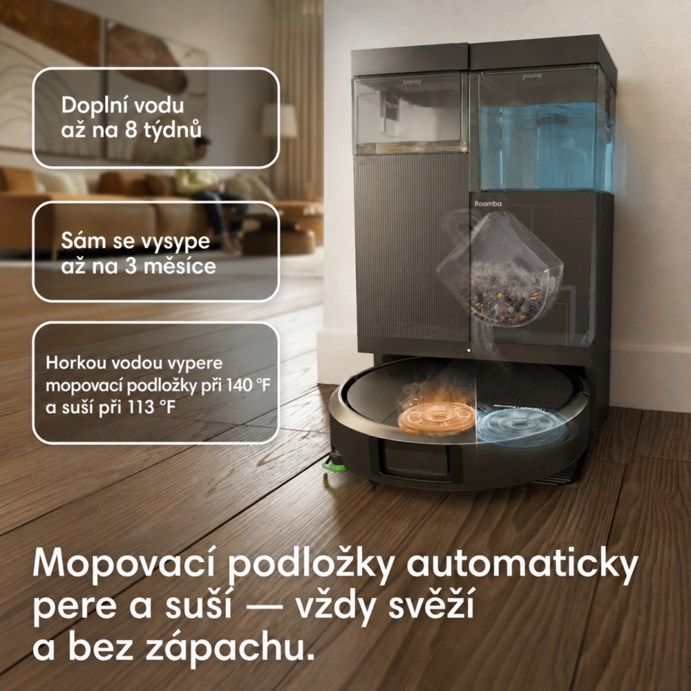 iRobot Roomba Plus 515 Combo + AutoWash dock (black)