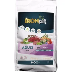 IRONpet Dog Mini Adult Beef (Hovězí) 12kg granule pro psy