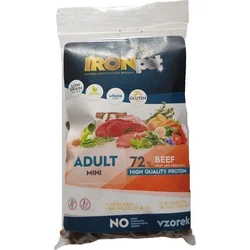 IRONpet Dog Mini Adult Beef (Hovězí) 70g vzorek granule pro psy