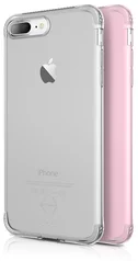 ITSKINS Zero Gel 2 Pack Apple iPhone 7 Plus, Pink+Clear