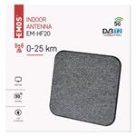 Izbová anténa EM-HF20, 0-25 km, DVB-T2, DAB, LTE/4G/5G filter