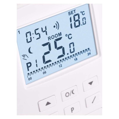Izbový termostat s komunikáciou OpenTherm, bezdrôtový, P5611OT