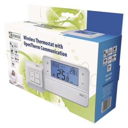 Izbový termostat s komunikáciou OpenTherm, bezdrôtový, P5616OT