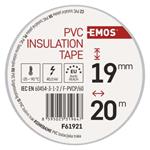 Izolační páska PVC 19mm / 20m bílá