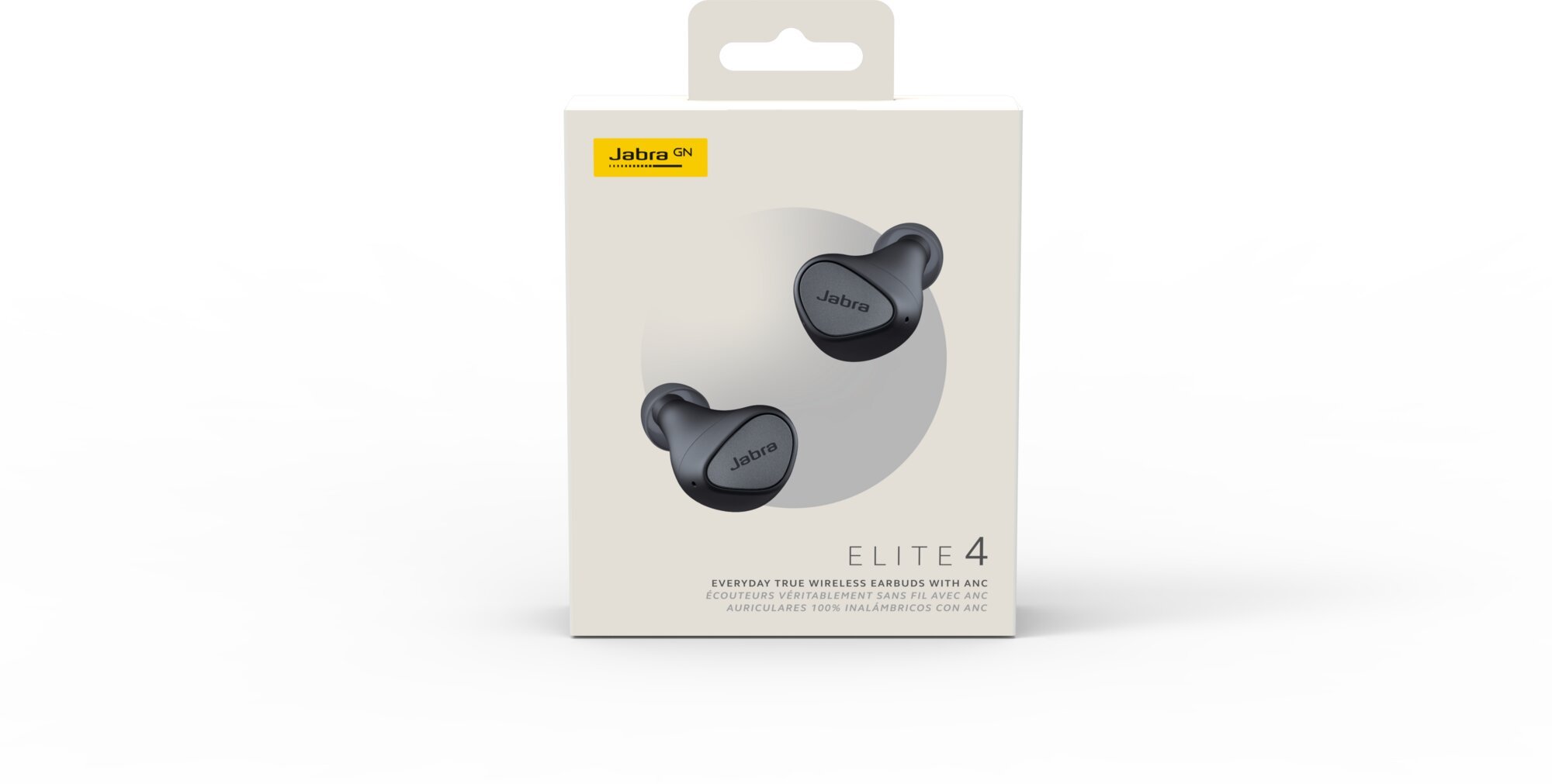 Jabra Elite 4, sivá, ANC