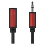 JACK kábel 3,5 mm stereo, vidlica - 3,5 mm zásuvka 5 m