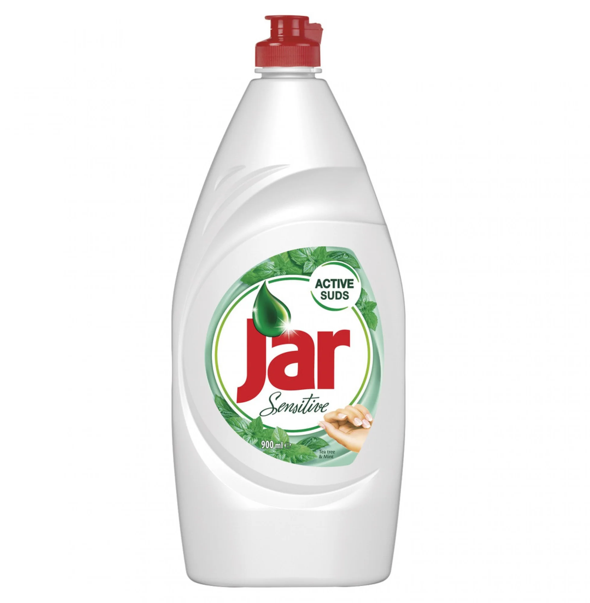Jar na umývanie riadu Sensitive Tea Tree & Mint, 900 ml