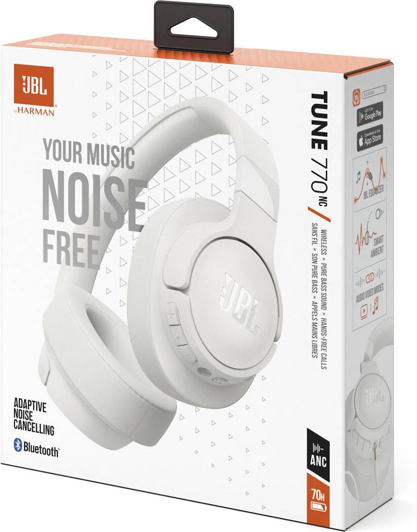 JBL Tune 770NC, biela