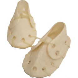 JUKO Snacks Botička z buvolí kůže bílá 7,5 cm (50 ks)