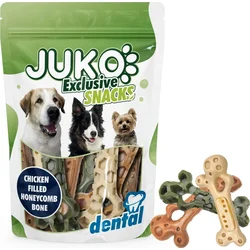 JUKO Snacks Chicken filled honeycomb bone 3 ks (135 g)