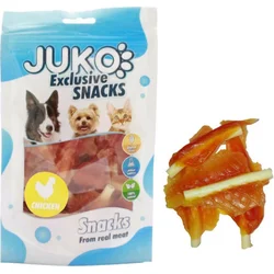 JUKO Snacks Chicken jerky with calcium soft bone 70 g