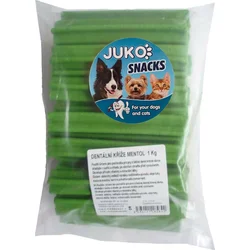 JUKO Snacks Dentální kříž Mentol 1 kg (cca 44 ks)