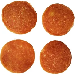 JUKO Snacks Kolečko buvolí obalené kuřecím masem 5 cm (10 ks)