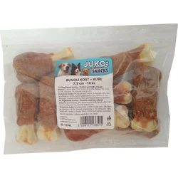 JUKO Snacks Kost buvolí s kuřecím masem 7,5 cm (10 ks)