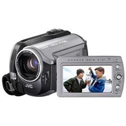 JVC kamera GZ MG155EZ, HDD/SD, 30GB HDD, 10x zoom, černá/šedá, CZ menu, USB, MPEG2