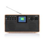 JVC RA-E731B-DAB, čierna/drevo