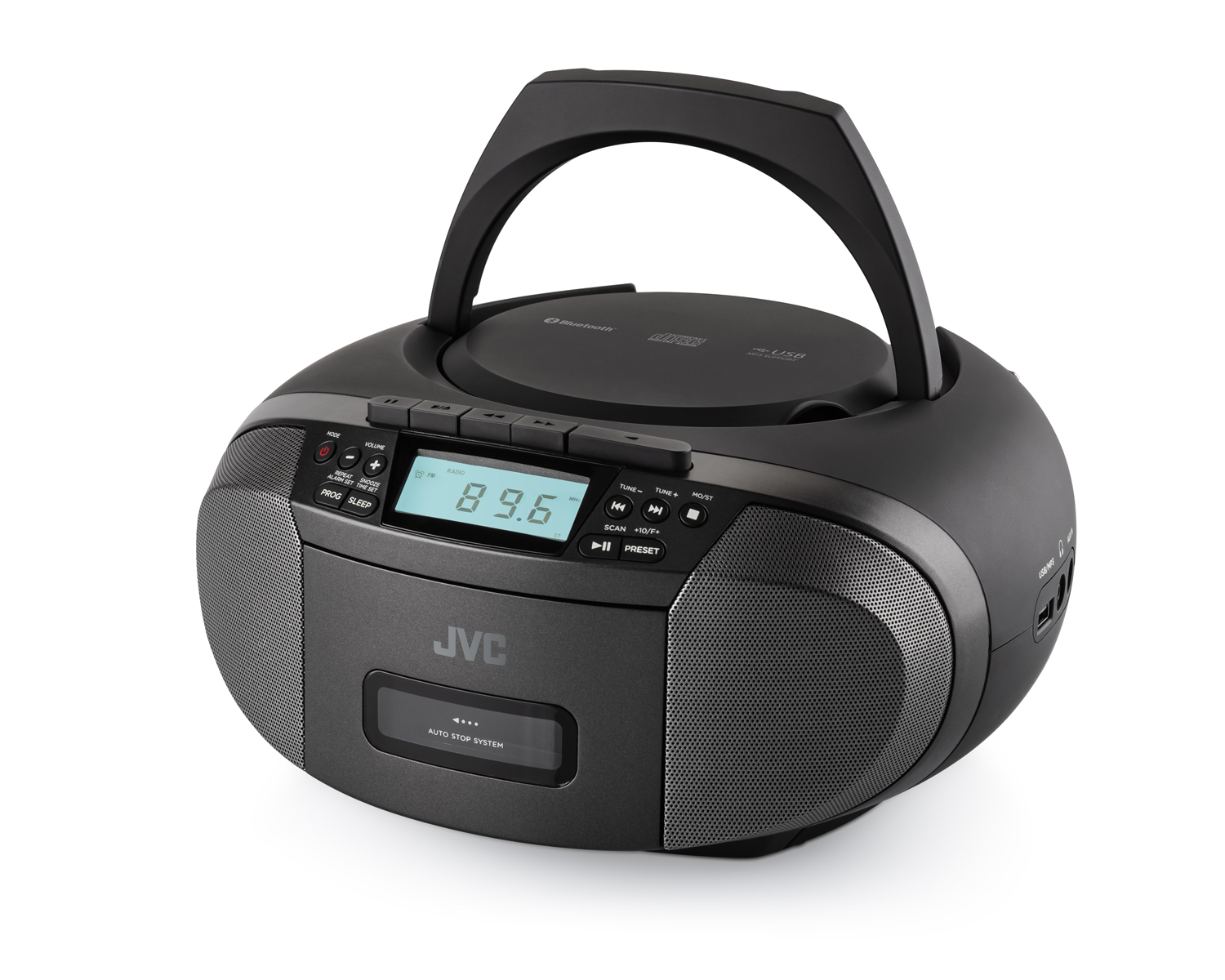 JVC RC-E444B, černý
