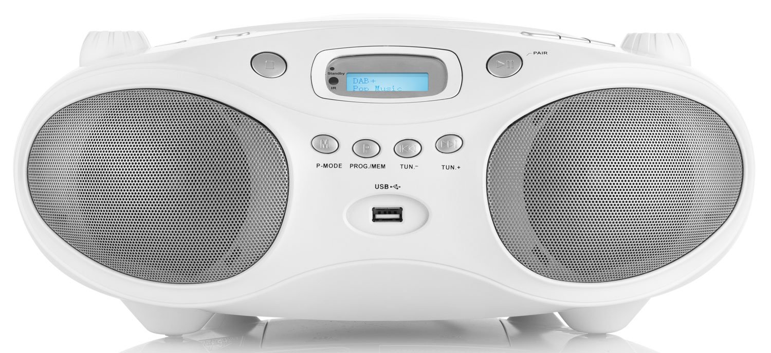 JVC RD-E661W-DAB, bílý