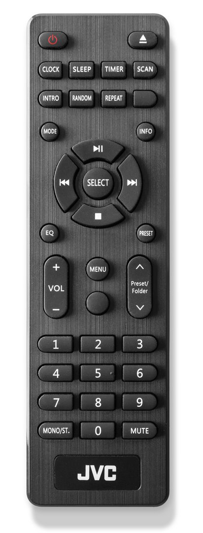 JVC RD-E861B-DAB, černý/šedý