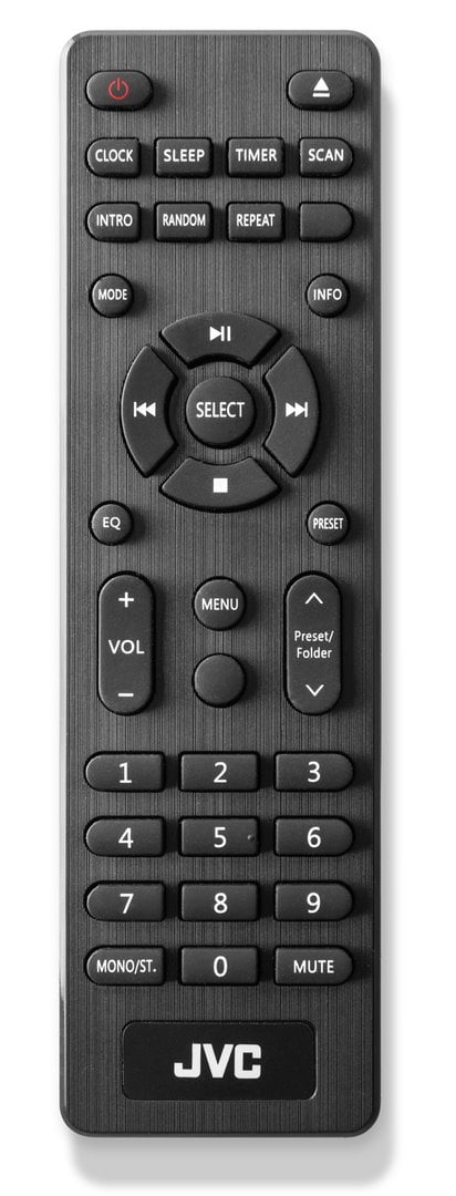 JVC RD-E861B-DAB, černý/šedý