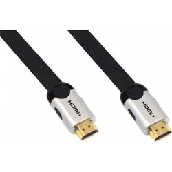 KABEL APEI FLAT ULTRA SERIES HDMI A - HDMI A M 10m zlacené konektory HDMI 1.4