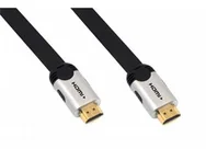 KABEL APEI FLAT ULTRA SERIES HDMI A - HDMI A M 3m zlacené konektory HDMI 1.4