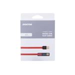 Kábel AVACOM MIC-40R USB na Micro USB, 40 cm, červený