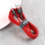 Kábel Baseus Cafule USB-C 2A 2 m (červený)
