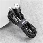 Kábel Baseus Cafule USB-C 2A 3 m (čierno-šedý)