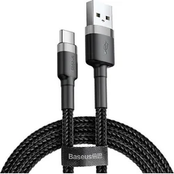 Kábel Baseus Cafule USB-C 3A 1m (sivo-čierny)