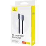 Kabel Baseus Flash USB-C/USB-C 1m 240W černý
