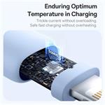 Kábel Baseus Silky USB/Lightning 1m 2,4A biely