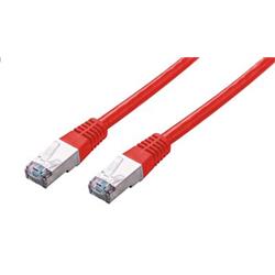 Kabel C-TECH patch cord Cat5e, FTP, červený, 2m