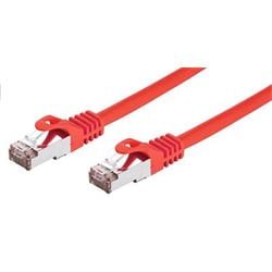 Kabel C-TECH patch cord Cat6, FTP, červený, 0,25m