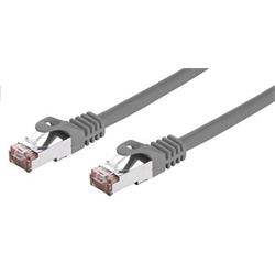 Kabel C-TECH patch cord Cat6, FTP, šedý, 0,25m