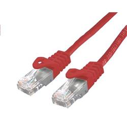 Kabel C-TECH patch cord Cat6, UTP, červený, 0,5m