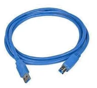 Kabel C-TECH USB A-B 3m 3.0, modrý