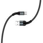 Kábel ColorWay USB-C 1 m 2,4 A, čierny