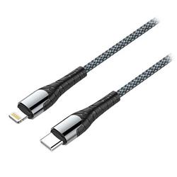Kábel ColorWay USB-C na Lightning 1 m, sivý