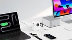 Kábel Cubenest PowerCube Extended USB PD 65 W USB-C, A+C, 1,5 m, sivý