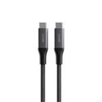 Kábel Epico UltraLink USB-C EC48 | USB4 40Gbps 240W 8K/60Hz | 1,5 m | Čierna | Odolné textilné opletenie