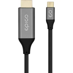 Kábel Epico USB-C na HDMI 1,8 m (2020) - vesmírne sivý
