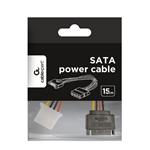 Kábel Gembird SATA M na Molex F