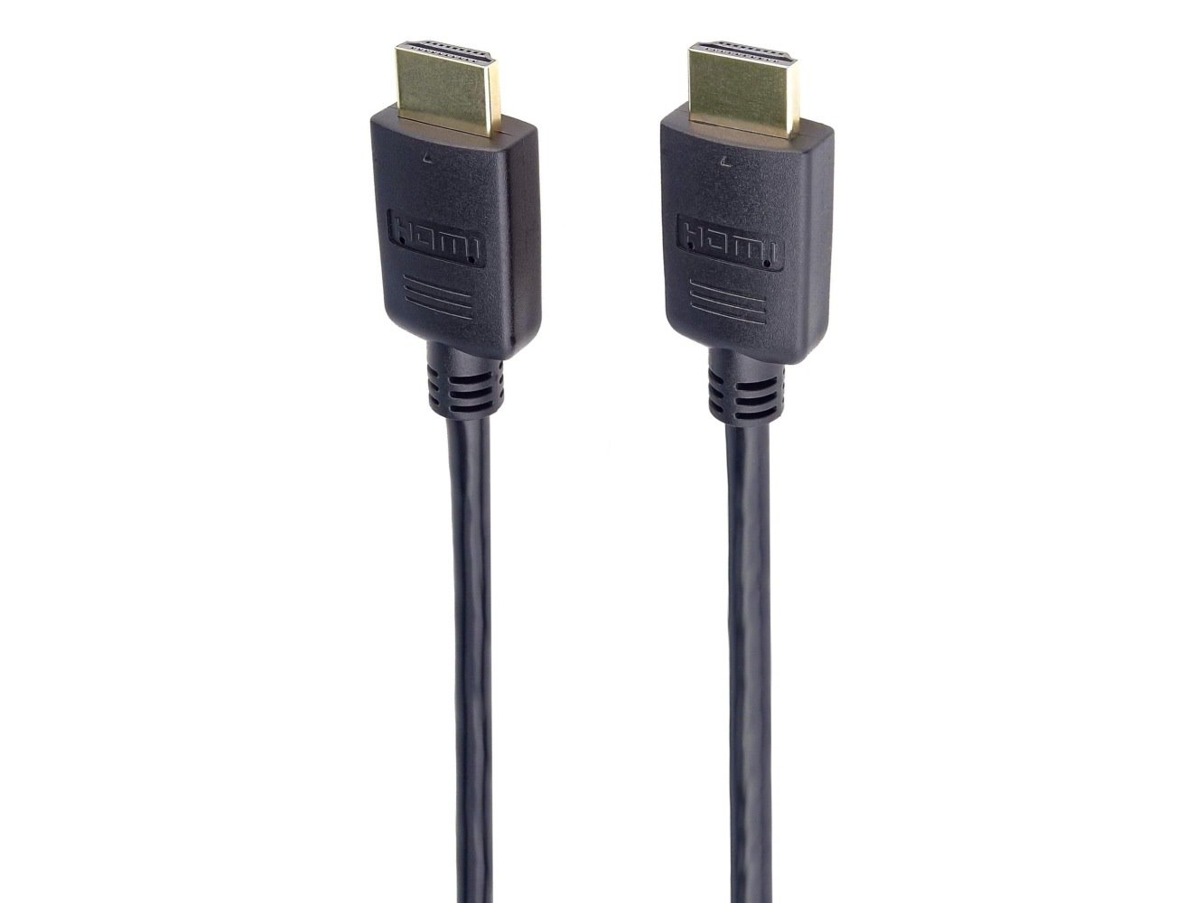 Kábel PremiumCord 4K HDMI 2.0b High Speed + Ethernet, pozlátené konektory, 1 m