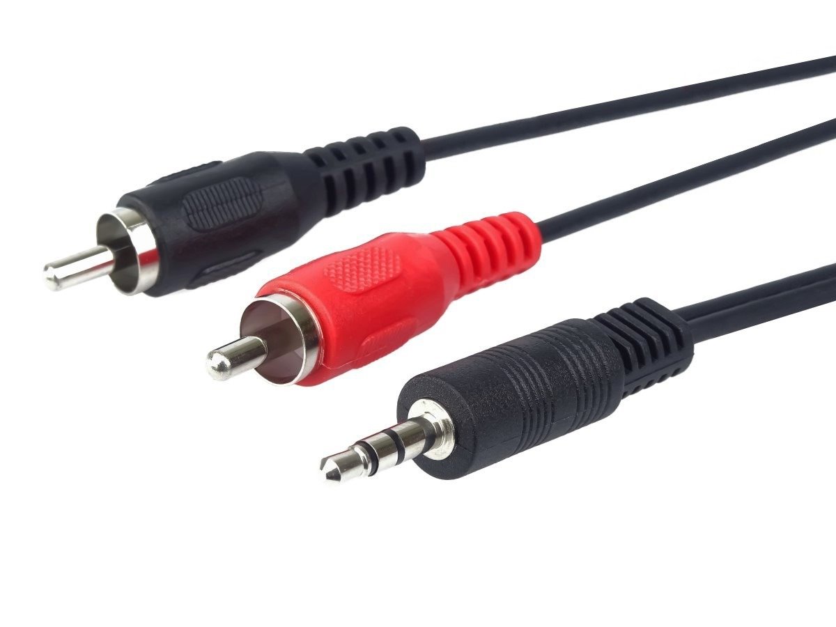 Kábel PremiumCord Jack 3,5 mm-2xCINCH M/M 15 m