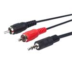 Kábel PremiumCord Jack 3,5 mm-2xCINCH M/M 3 m