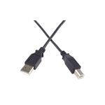 Kábel PremiumCord USB 2.0, A-B, 0,5 m, čierny
