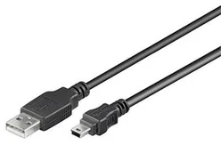 Kábel PremiumCord USB 2.0, A-B mini, 5-pin, 2 m
